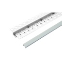 PVC-profil 50x12 til spartling, gipsvæg