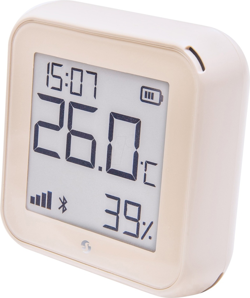 Shelly PLUS H&T Wi-Fi + Bluetooth humidity and temperature sensor gen. 3 Ivory