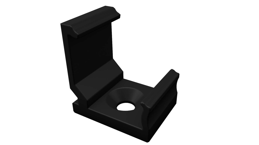 LUMINES Mounting clip C/H Sort