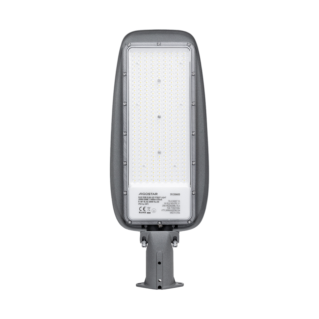 DOB LED Gadebelysning 200W 6500K