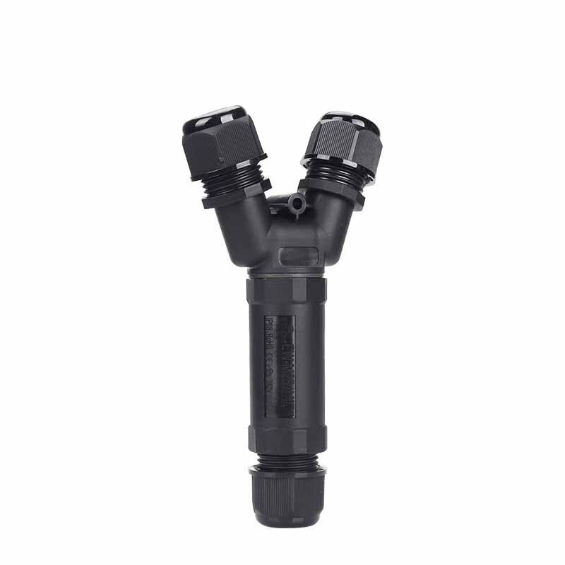 Waterproof Screw Y Connector 3-pole 3XM25 IP68