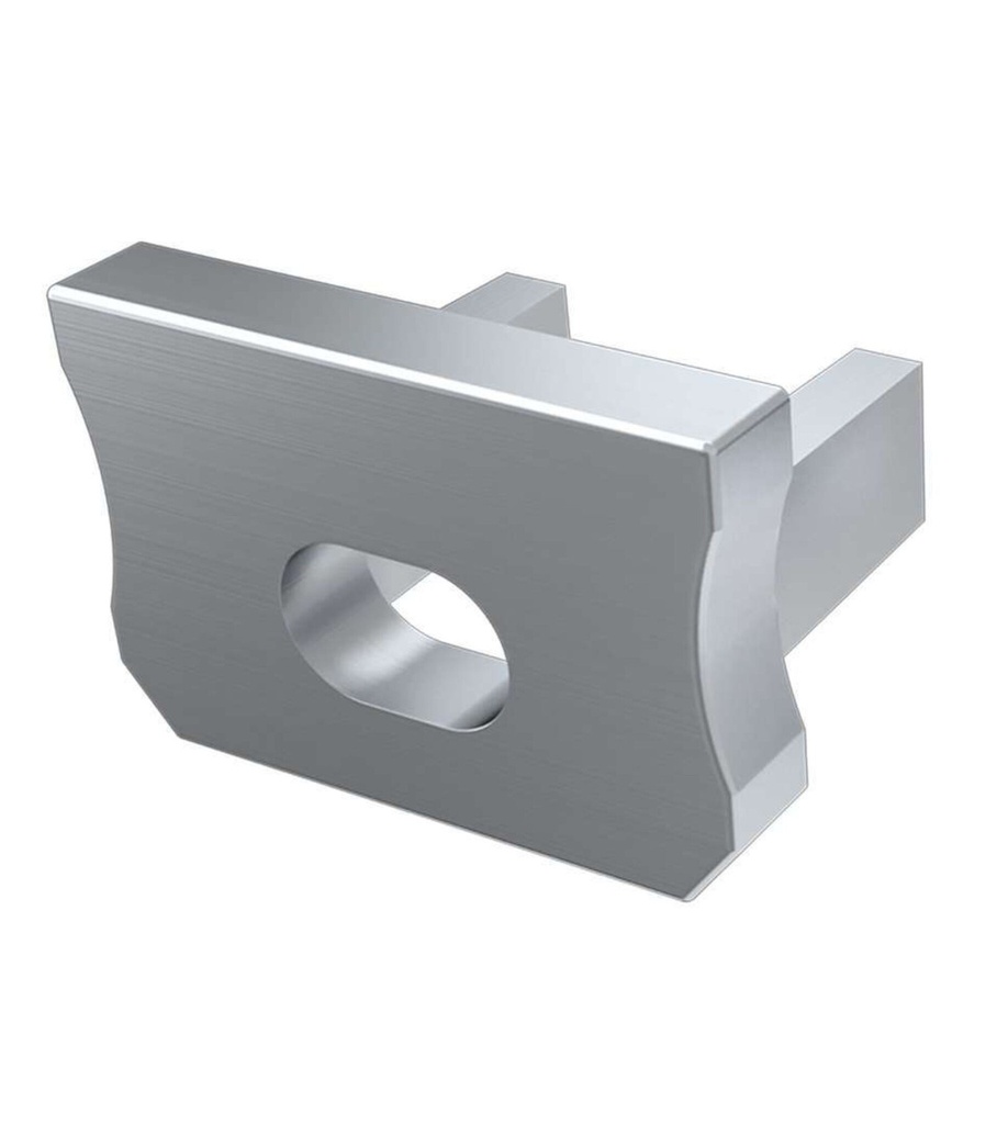 LUMINES End cap X Grey with a hole