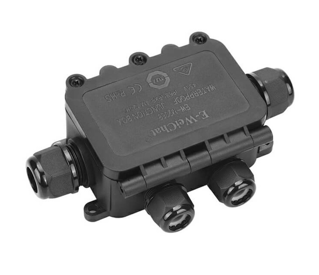 Cable connection waterproof T 4 junction box IP68