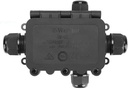 Kabeltilslutning vandtæt H samledåse 2XM20 2xM16 IP68