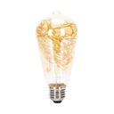LED copper wire filament bulb ST64 E27 2500K 1,2W