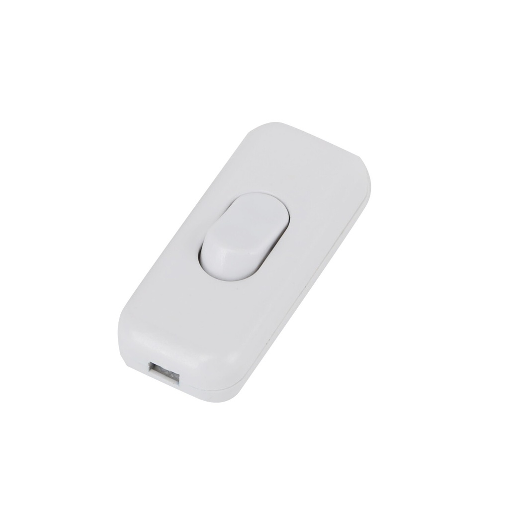 Cable switch white 250V