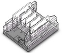Strip to strip SMD RGBW 5pin 10mm