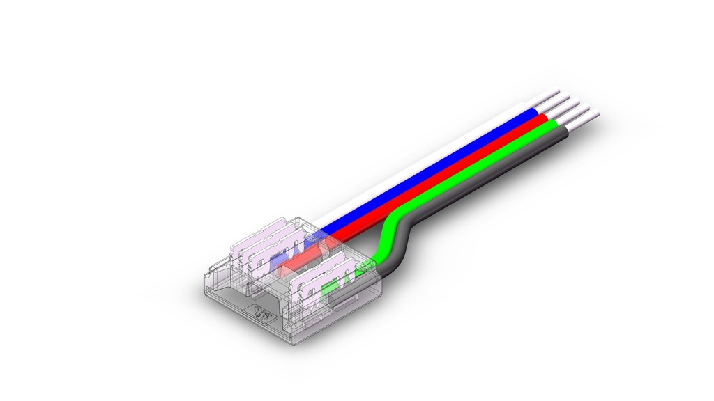 Strip to controller RGBW COB 12mm 5pin