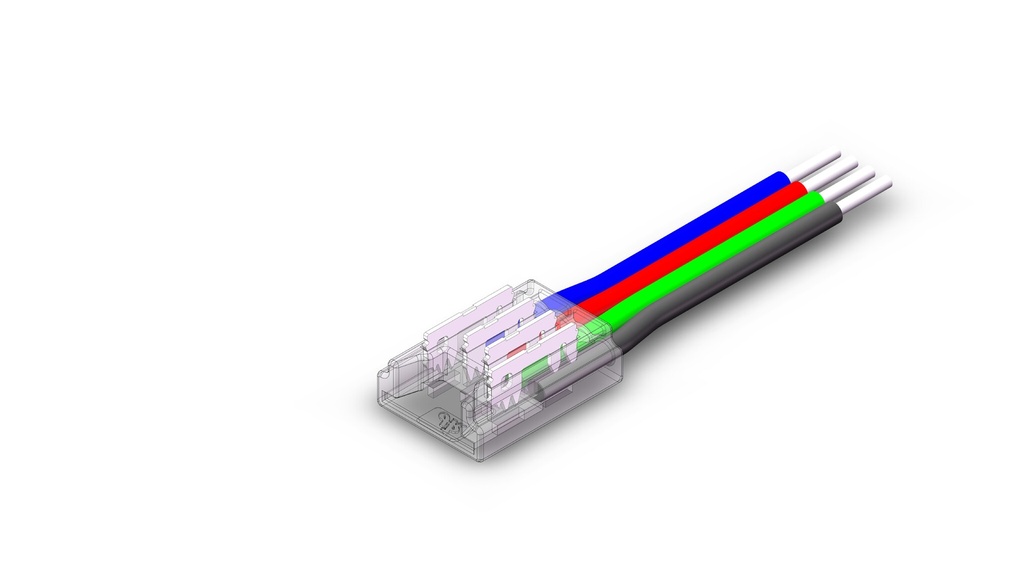 Strip to controller RGB SMD 4pin 8mm