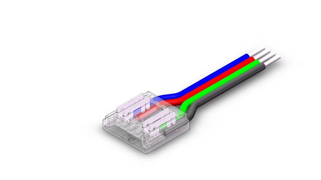 Strip til controller RGB SMD 4pin 12mm