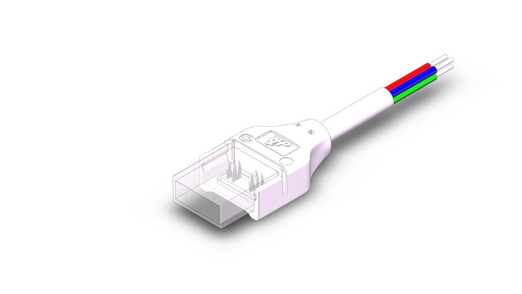 Strip til controller COB 4pin 10mm IP65/IP67