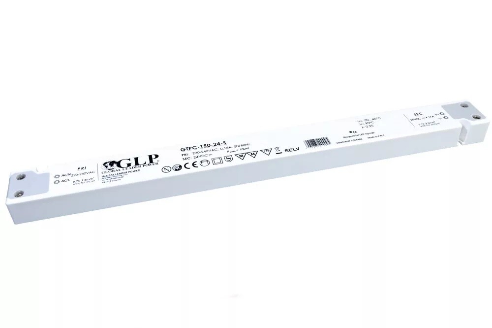 Transformer 24V constant voltage Slim 150W