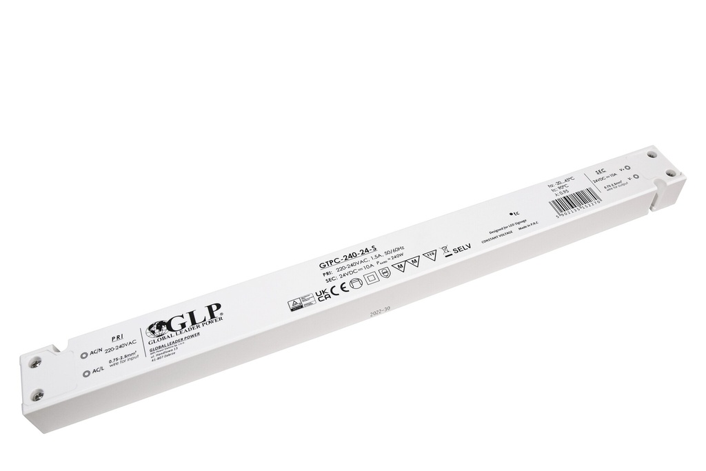 Transformer 24V konstant spænding Slim 240W
