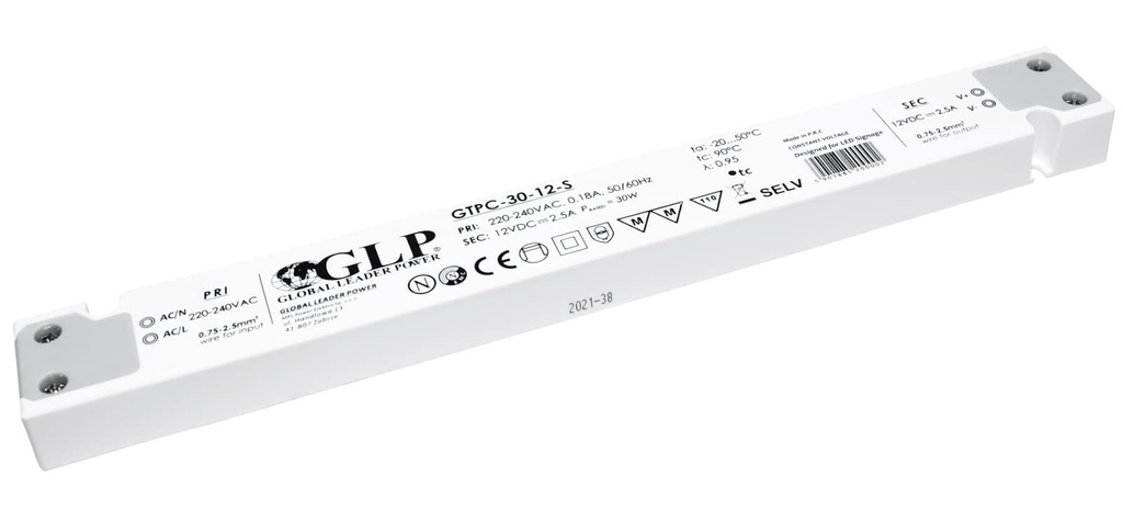 Transformer 12V constant voltage Slim 30W