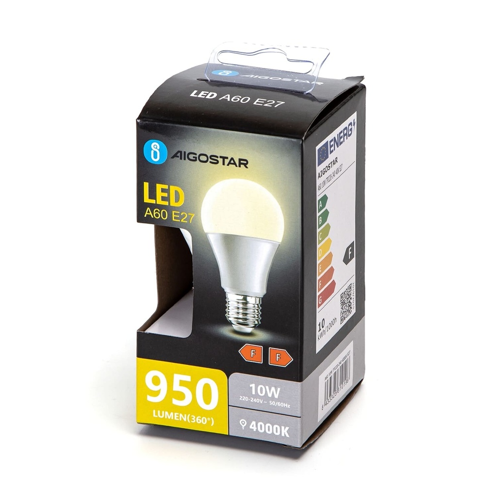 LED A60 E27 10W 4000K 840