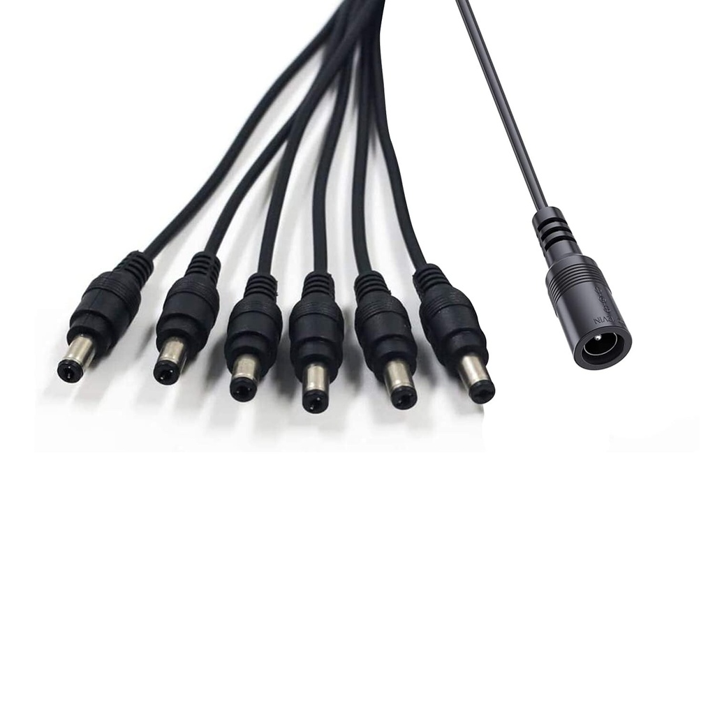 DC distributor for 5,5/2,1 - 1 till 6