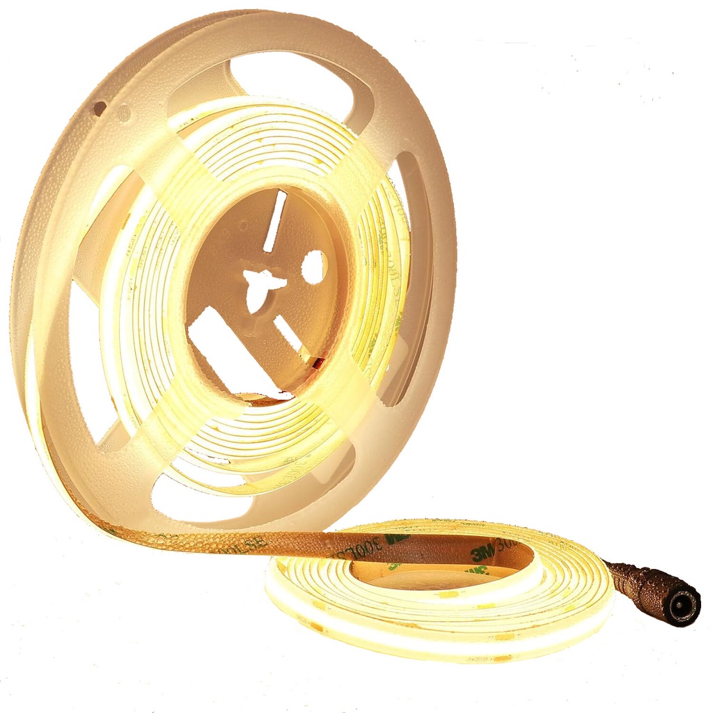 COB LED strip 2700K, 11W/m 24V IP65