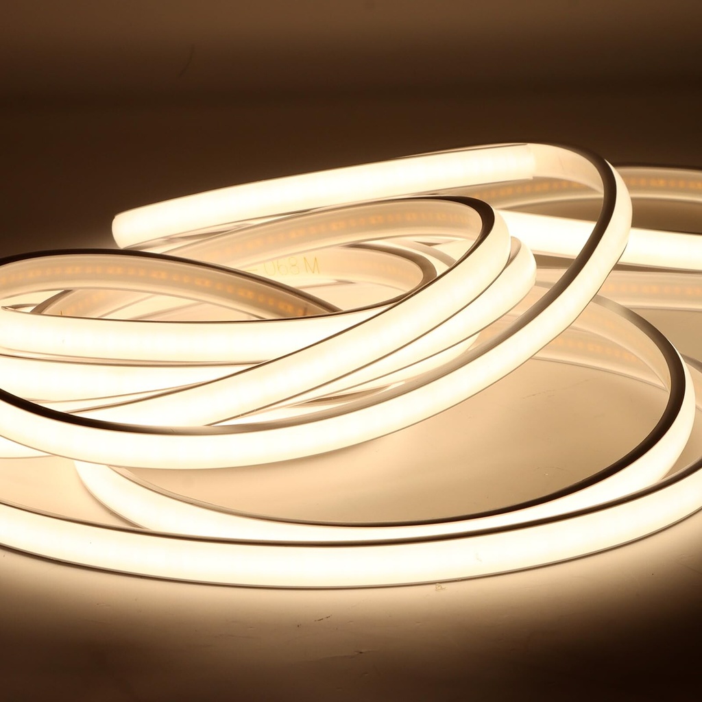COB LED strip 4000K, 10W/m 12V IP65