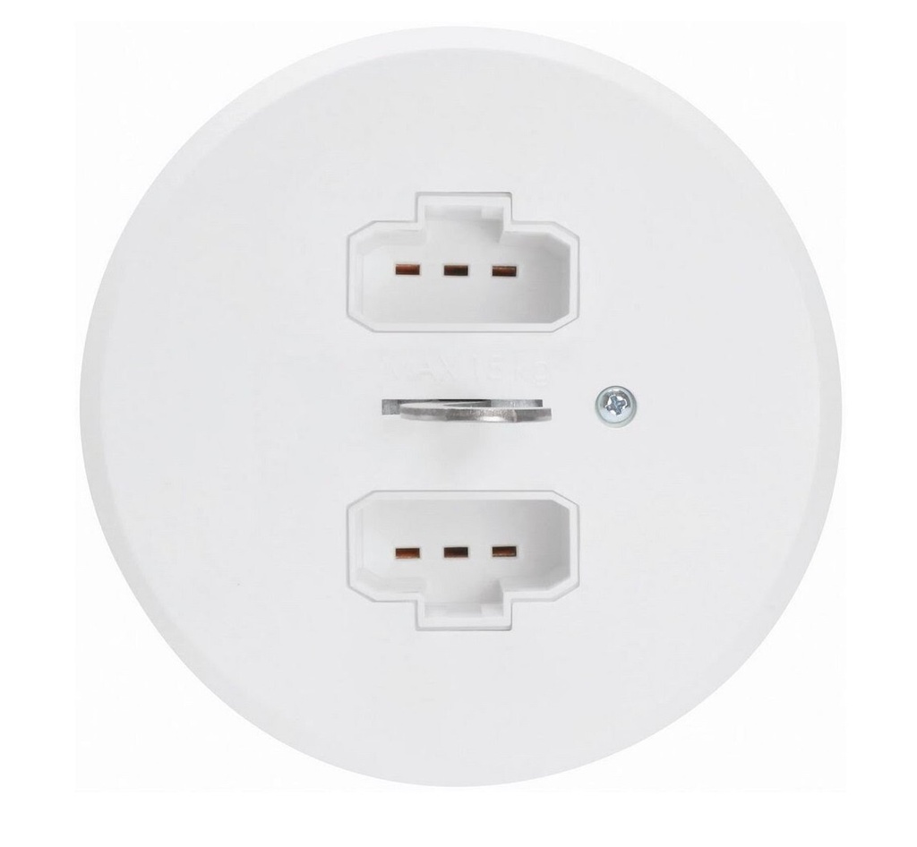 DCL Lamp socket ceiling 2-way 2pole+j