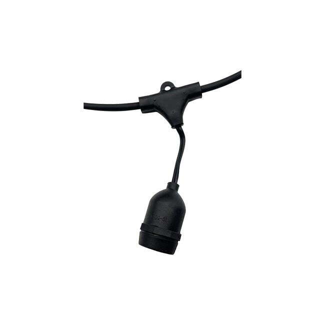 Lyssnor E27  5m, 10 lamper