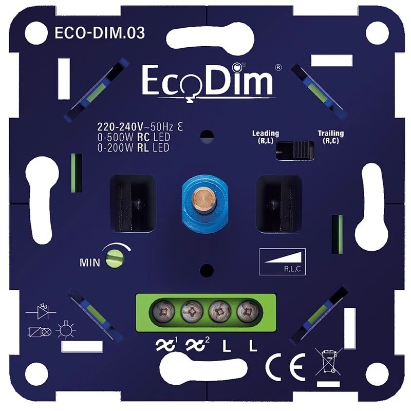 LED dimmer EcoDim ECO-DIM.03 0-500W (200W)
