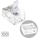 Tilslutningsklemme 2P 0,2-4,0mm² 100pack