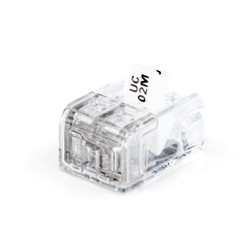 Tilslutningsklemme Mini 2P 0.2-2.5mm² 100pack