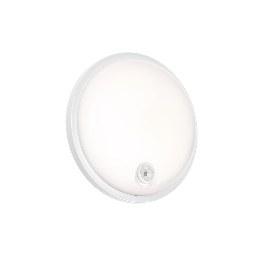 LED loft/væglampe IP54 20W 4000K med PIR sensor