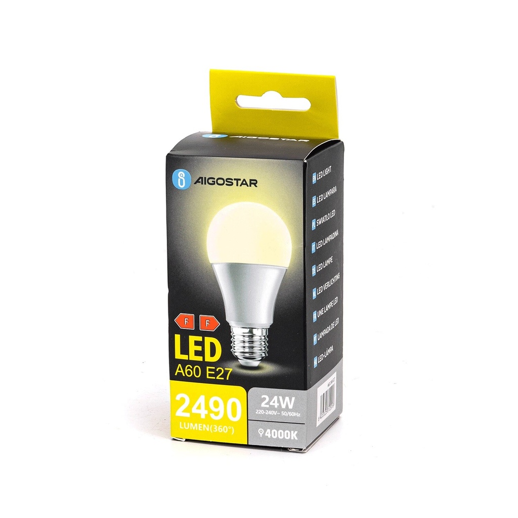 LED E27 A60 24W 4000K 840