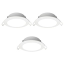 Vandtæt IP65 Downlight 4,8W Neural hvid 840 3pack