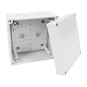 Junction box gray IP66 126x126x76mm
