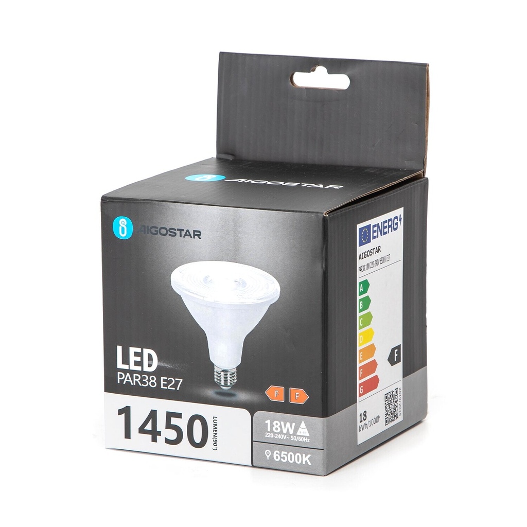 LED E27 PAR38 18W 6500K 865
