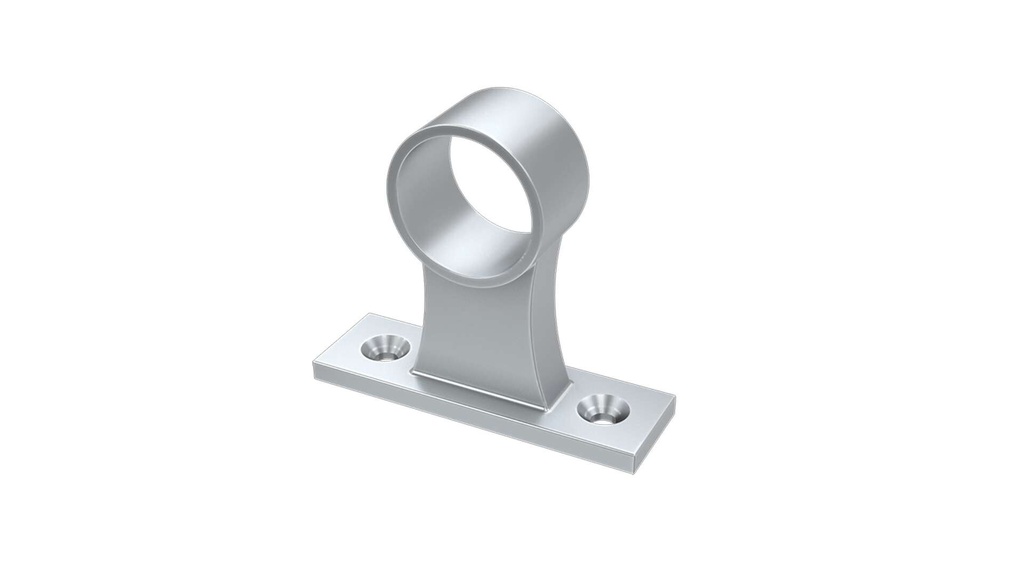 LOW Collar for COSMO 25mm chrome - with hole