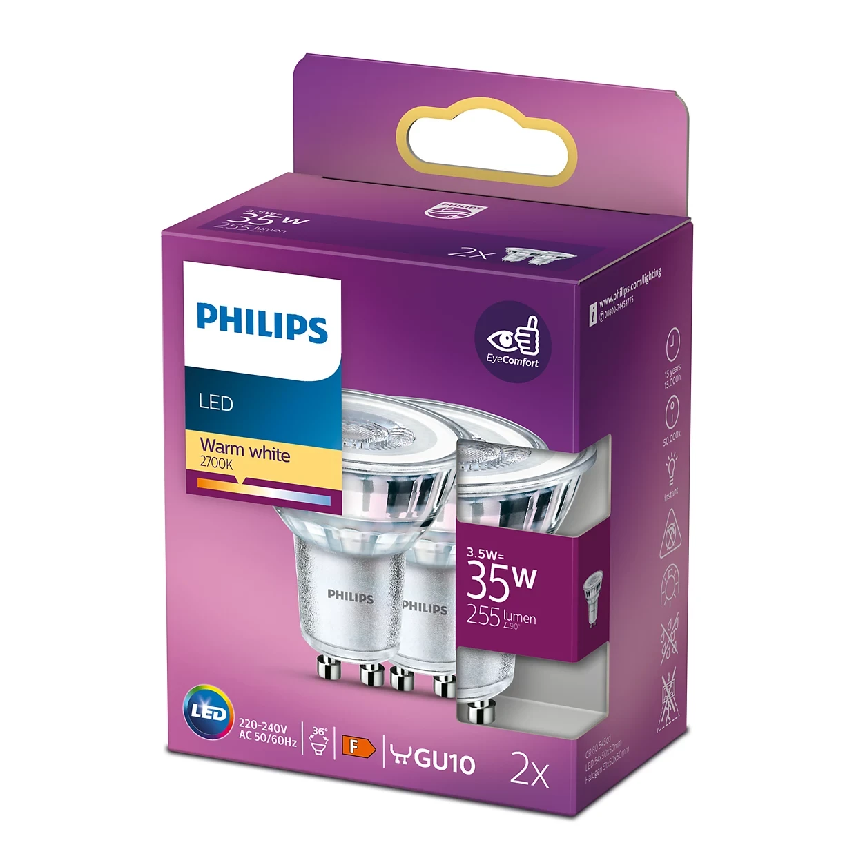 LEDClassic 35W GU10 WW 230V 36D ND 2SRT6