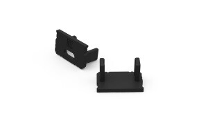 Endedæksel til Alumimium LedList 9mm sort