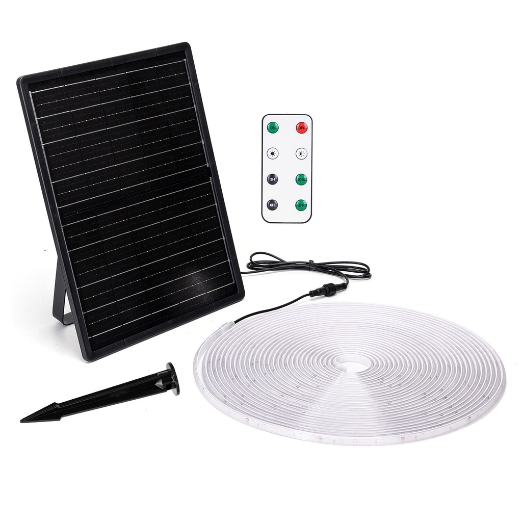 LED Solar Lys Strip 20m 2700K 200W