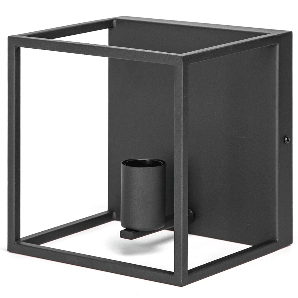 Wall lamp with steel frame, E27