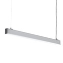 40W LED Linear suspension light 4000K silver UGR