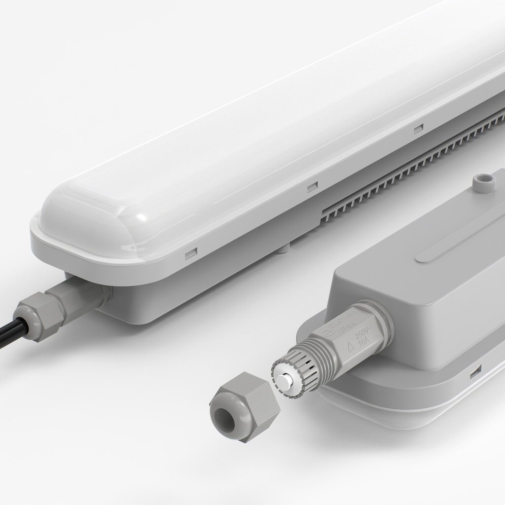 LED armatur 60cm IP65 12-18W 4000K