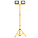 LED spotlight 30W 2700lm 6500K IP65 2 pcs, with stand