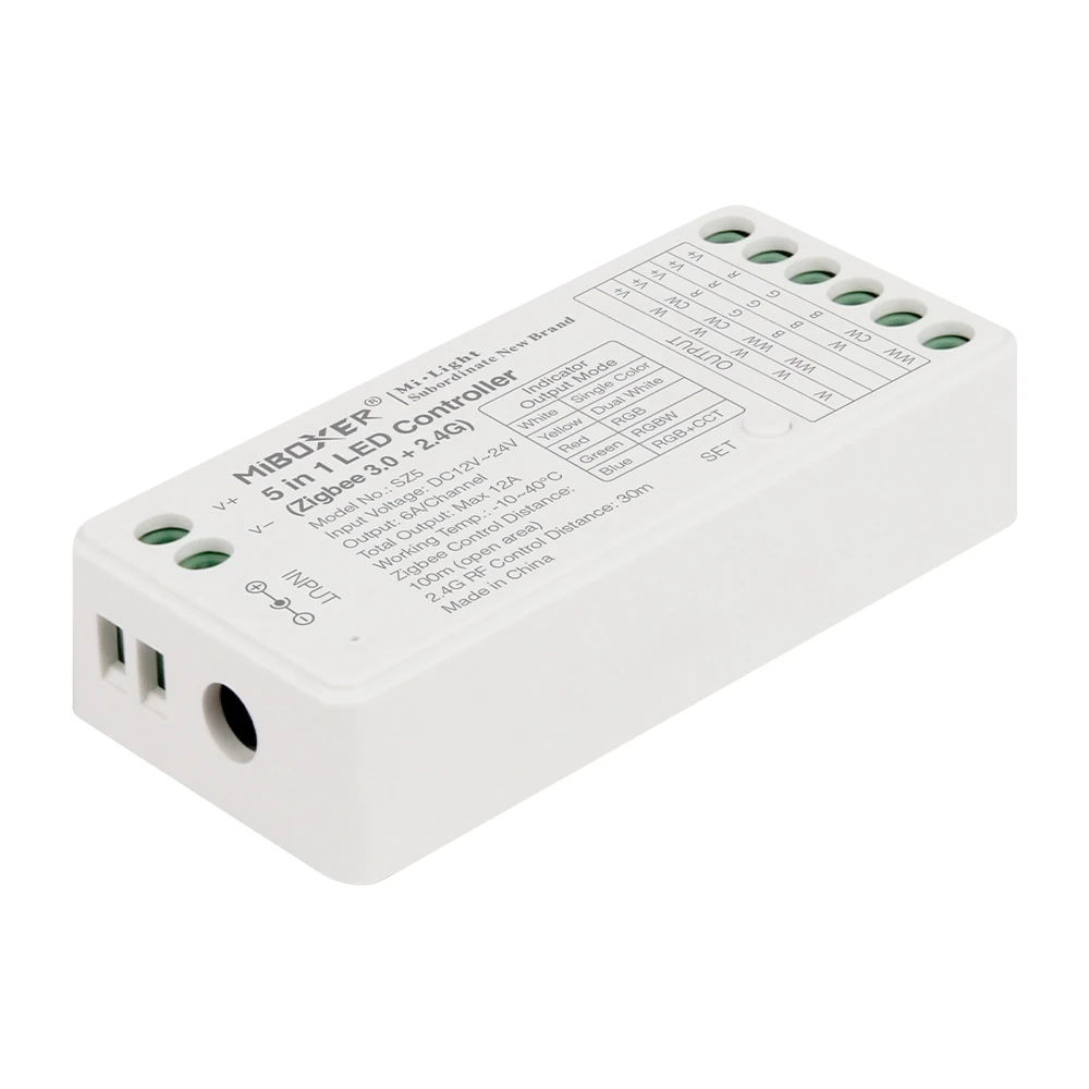 Mi-Light SZ5 5 in 1 LED Controller (Zigbee 3.0+ 2.4G)
