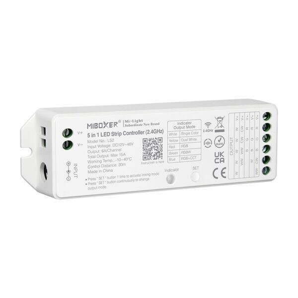 Mi-Light LS2 5 in 1 LED Strip Controller (2.4GHz DMX512)