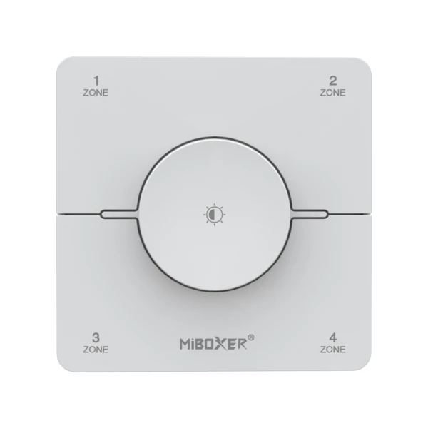 Mi-Light K0S 4-zone CCT roterende panel fjernbetjening (2.4GHz)