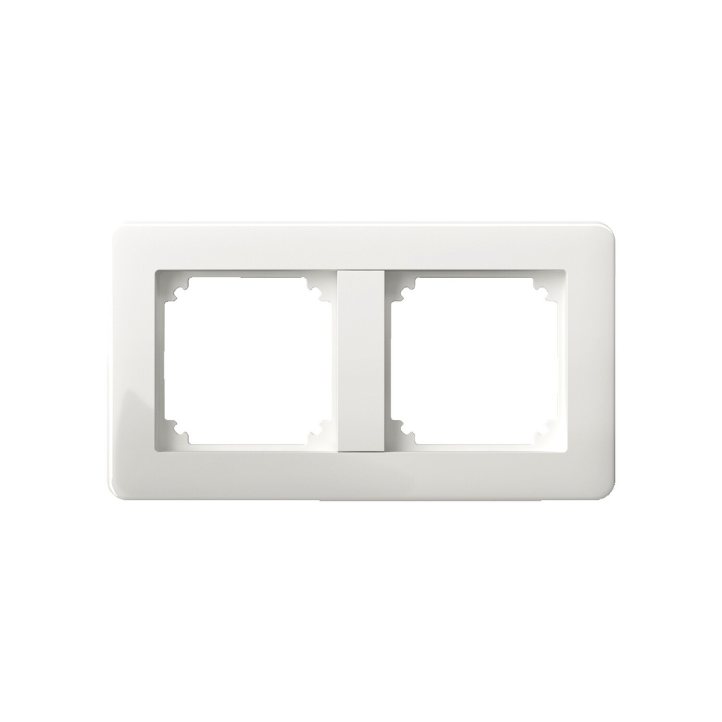 Exxact frame 2-compartment removable bridge primo white