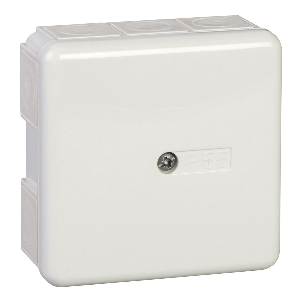 Schneider junction box u56 5-p outp ip55 screw terminal white