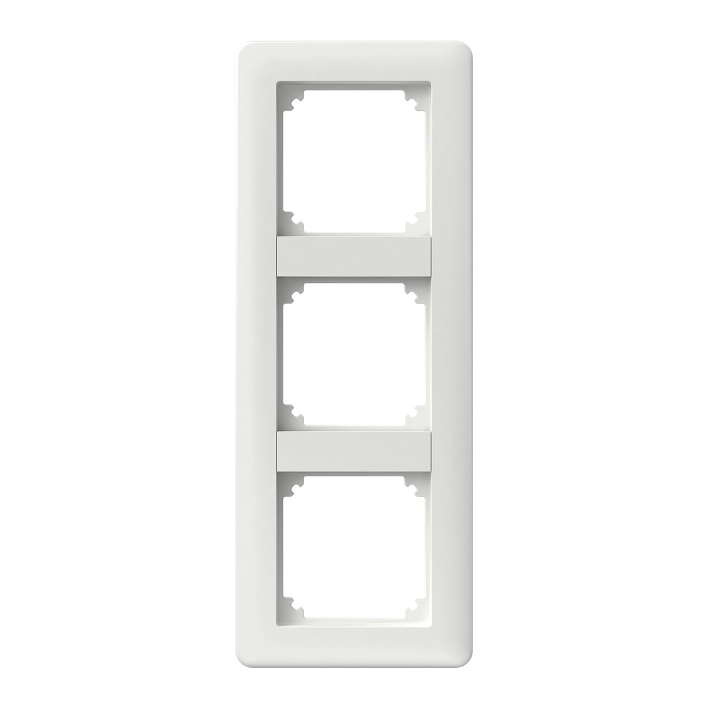 Exxact frame 3-compartment removable bridge primo white