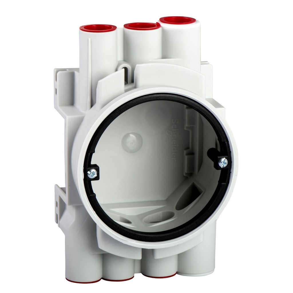 Schneider connection box single plaster 13mm