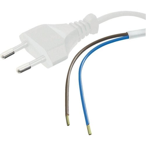 Netledning hvid 1,5 meter