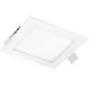 Forsænket firkantet 12W LEDpanel