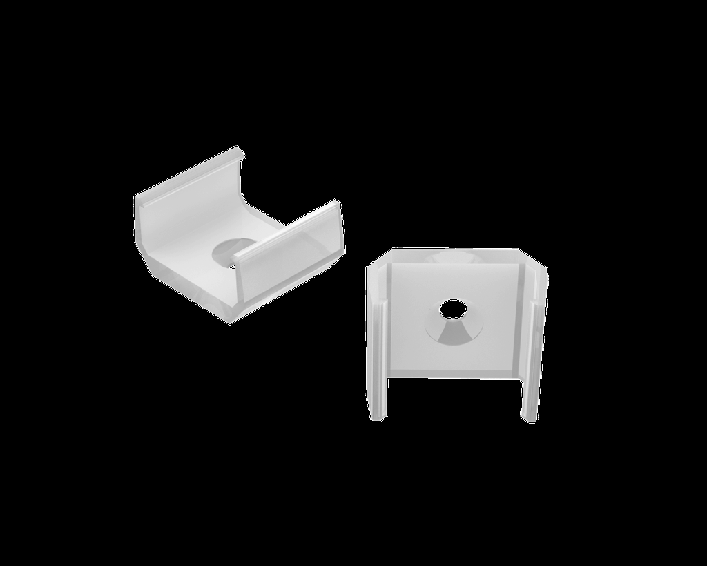 Clips for 6x16/9,8xx16 aluminiumprofil